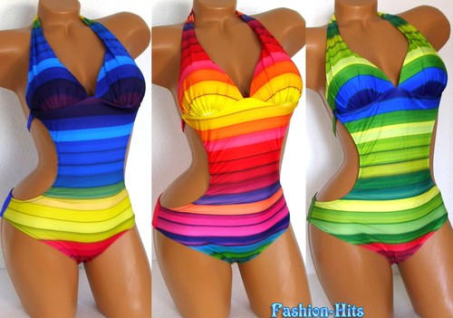 Monokini bikini regenbogen - bikini,