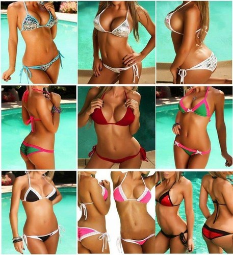 Damen sexy push bikini - push-up,